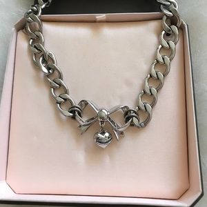 Juicy Couture bow necklace